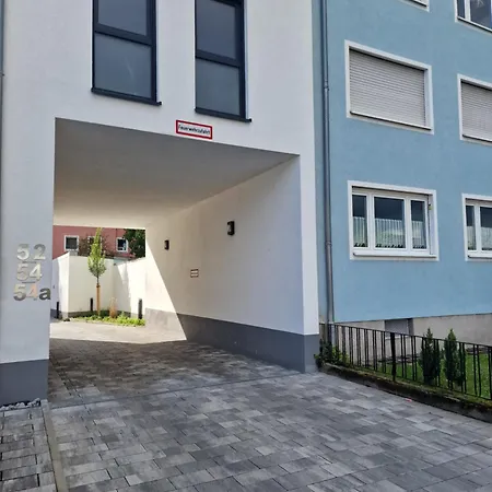 Apartament Grosses Zentrales Terrasse 2 Baeder Aschaffenburg