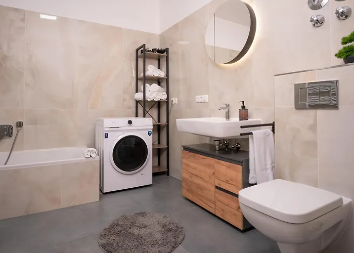 דירה Grosses Zentrales Apartment Terrasse 2 Baeder